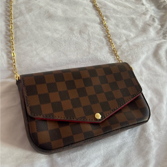 Louis Vuitton pochette Felicie fashion retro checkerboard - Picture 14 of 15